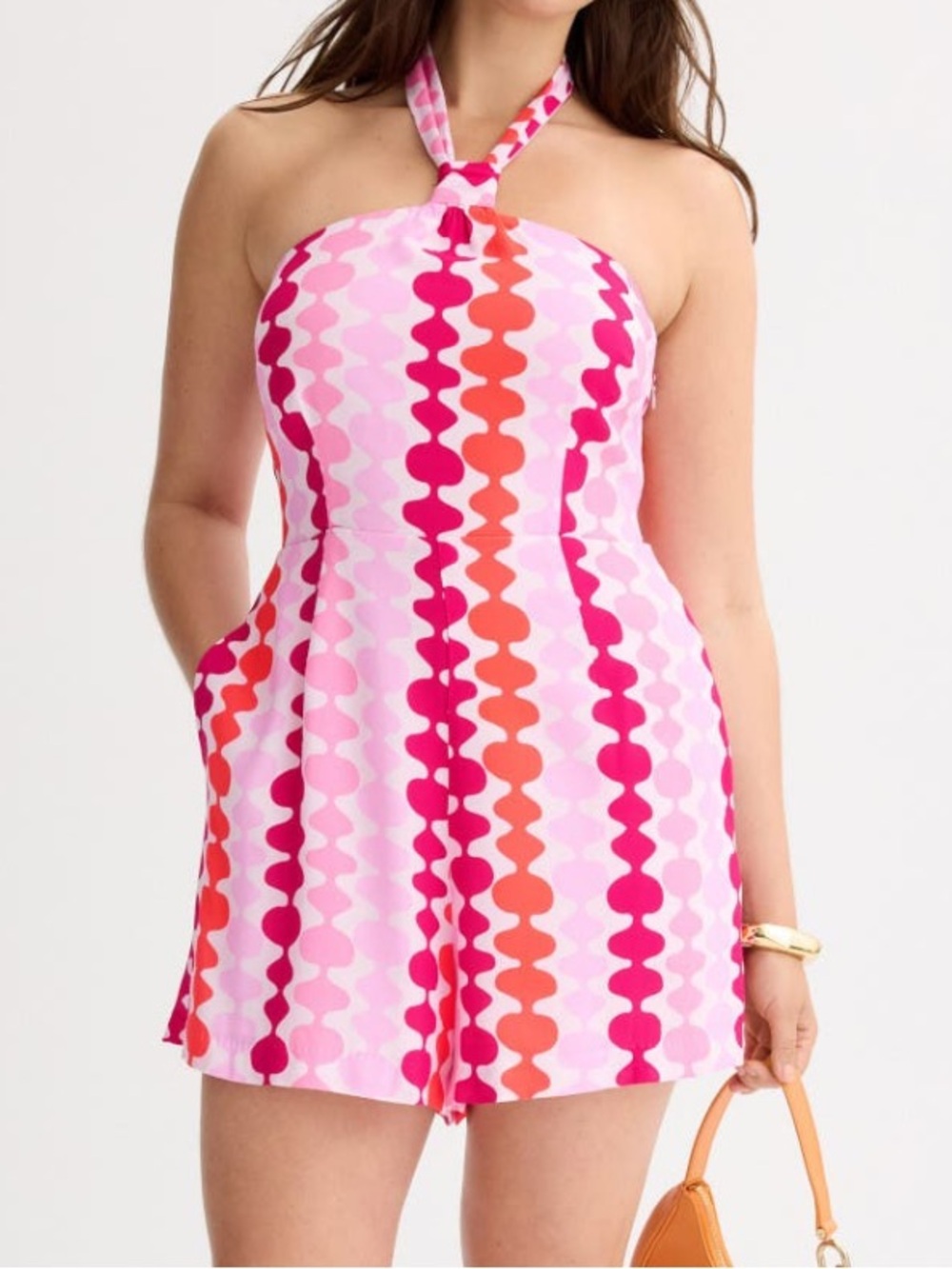 Hutch Printed Halterneck Romper